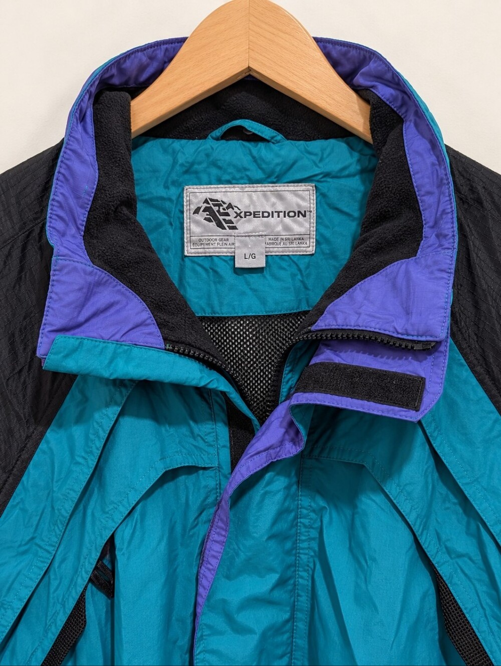 Vintage Alpine Expedition Ski Jacket Outer Shell – Blue, Size XXL
